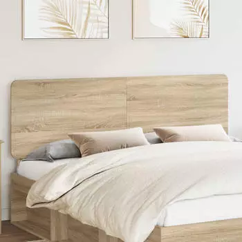 vidaXL Kopfteil mit Kopfteil Sonoma-Eiche 200 cm Holzwerkstoff (887838)
