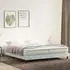 vidaXL Boxspringbett ohne Matratze Hellgrau 200x220 cm Samt (3315891)