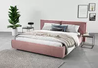 Home affaire Polsterbett "Adrina mit Biesenoptik, Feincord und Luxus-Microfaser" bis