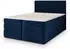Masseno FELBIO Boxspringbett 140x200cm mit Matratze & Topper, Blau (FELBIO 140X200 CM KRONOS 09)