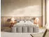 Selsey Cloudy Low Polsterbett Bouclé Hellgrau 180x200cm mit Bettkasten (Cloudy Low)