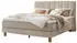 Hasena Pronto Reina Boxspringbett 160x200 Füße Eiche bright, sand (Glamour Top soft)
