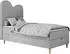 MKS Meble Flow Boxspringbett Kinder 90x180cm Hellgrau mit Bettkasten und Topper (FLOW)