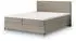 Masseno TORREL Boxspringbett 160x200cm mit Bonell-Matratze und Topper, Beige (TORREL 160X200 CM POSO 02 + PAROS 02)
