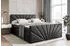 ALTDECOR Miltio-Z King Boxspringbett 120x200cm Kunstleder Schwarz H3/H4 mit Bettkasten (MILTIO-Z KING)