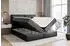 ALTDECOR Aura Boxspringbett mit Matratze H3, Topper & Bettkasten, 180x200cm, Kunstleder Schwarz