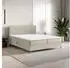 Masseno TORREL Boxspringbett 160x200cm mit Bonell-Matratze und Topper, Creme (TORREL 160X200 CM POSO 100 + PAROS 01)