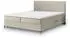 Masseno TORREL Boxspringbett 160x200cm mit Bonell-Matratze und Topper, Creme (TORREL 160X200 CM POSO 100 + PAROS 01)