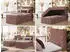 MKS Meble Tiliano Boxspringbett 90x200 Stauraum Cordstoff Rosa (TILIANO)