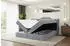 ALTDECOR Vila Boxspringbett mit Matratze H4, Topper und Lattenrost, Grau Samt, 160x200cm