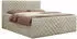 MKS Meble Paris Duo Boxspringbett 160x200cm, Bettkasten, H3, Beige Velvet (Paris Duo)