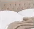 Caro Möbel Glamour Polsterbett 140x200cm Samtbezug Barockstil Beige