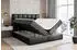 ALTDECOR RICAR Boxspringbett mit Bettkasten, Kunstleder Schwarz, 120x200cm