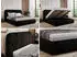 MKS Meble Benea Classic Polsterbett mit Bettkasten & Lattenrost, 160x200cm, Schwarz