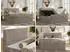 MKS Meble Tiliano Duo Boxspringbett 160x200 Cord, 2 Bettkästen, Topper T25 (Tiliano Duo)