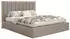 Selsey Togents Polsterbett 140x200cm Chenillebezug LED Braun