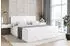 ALTDECOR BARWA-Z Boxspringbett mit Fußteil, Kunstleder Weiß, 160x200cm (BARWA-Z)