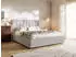 Selsey Togents Polsterbett 160x200cm Chenillebezug Bettkasten LED Taupe