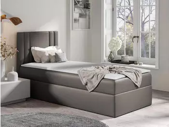 Mirjan24 Carmen Mini Boxspringbett mit Bettkasten, Einzelbett, 100x200cm