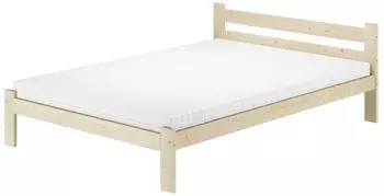 Erst-Holz Doppelbett Fichte massiv lackiert 140x200 (60.60-14)