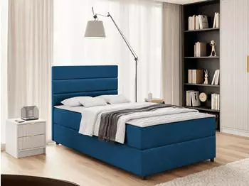 Mirjan24 Elen Boxspringbett mit Bettkasten und Topper, 120x200cm (Elen)