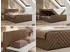 MKS Meble Paris Duo Boxspringbett 120x200cm, Kunstleder Braun, Bettkasten, H4 (Paris Duo)