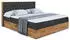 ALTDECOR LOLLI5 Boxspringbett mit Bonellfederung-Matratze, Kopfteil und Bettkasten, 200x200cm, Schwarz (LOLLI5)