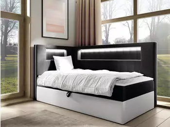 Mirjan24 Gold Junior 3 Boxspringbett 90x200cm Einzelbett Bonellfederkern H3