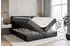 ALTDECOR Barwa Boxspringbett mit H3-Matratze, Topper und Bettkasten, Kunstleder Schwarz, 200x200cm