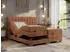 MKS Meble ELECTRO Boxspringbett elektrisch verstellbar 180x200cm, Orange (ELECTRO)