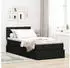 vidaXL Stauraumbett mit Matratze, Schwarz, 90x190cm (3370415)
