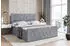 ALTDECOR Velanto Boxspringbett mit Bettkasten, Lattenrost & Topper, 160x200cm, Grau Samt (VELANTO)
