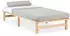 Homestyle4u Palettenbett Massivholz Kiefer 90x200cm