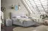 ED EXCITING DESIGN Marbella Boxspringbett 180x200cm Cordbezug, grau (455217)