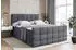 ALTDECOR APO-Z King Boxspringbett mit Bettkasten 160x200cm H3/H4 Dunkelgrau Samt (APO-Z KING)