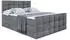 ALTDECOR APO-Z King Boxspringbett mit Bettkasten 160x200cm H3/H4 Dunkelgrau Samt (APO-Z KING)