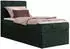 MKS Meble TILIANO Boxspringbett 90x200 Cordstoff Dunkelgrün mit Stauraum