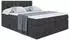 ALTDECOR Otta King Boxspringbett 120x200cm Samt Schwarz H3/H4 mit Bettkasten