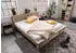Massivmoebel24 Railway Doppelbett 180x200 Mangoholz whitewash lackiert (09-638-772-2033)
