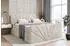 ALTDECOR Miltio-Z King Boxspringbett 200x200cm Samt creme H3/H4 Matratzen mit Bettkasten
