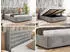 MKS Meble Pavo Classic Polsterbett mit Bettkasten & Lattenrost, Hellgrau Velvet, 180x200cm