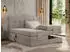 MKS Meble Vittoria Boxspringbett elektrisch verstellbar 200x200cm Beige H3 (Vittoria)