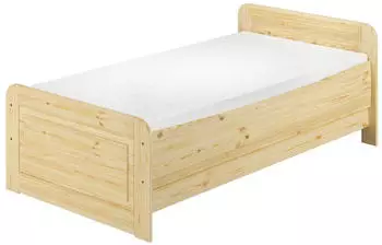 Erst-Holz Seniorenbett Einzelbett Massivholz extra hoch 90x220cm (V-60.42-09-220)