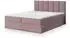 Masseno MERIL Boxspringbett 180x200cm mit Matratze und Topper, Rosa (MERIL 180X200 CM KRONOS 27)