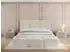 WFL GROUP Harmony Polsterbett mit Bettkasten & Lattenrost, Samt, 140x200cm (wfl_0000086-22)
