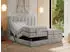 MKS Meble Comforto Boxspringbett 180x200 elektrisch verstellbar, 7-Zonen Taschenfederkern, Hellgrau