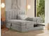 MKS Meble Comforto Boxspringbett 180x200 elektrisch verstellbar, 7-Zonen Taschenfederkern, Hellgrau
