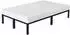 ML-Design Paris Metallbett mit Lattenrost & Kaltschaummatratze 16cm, 120x200cm, Schwarz (Paris)
