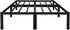 ML-Design Paris Metallbett mit Lattenrost & Kaltschaummatratze 16cm, 120x200cm, Schwarz (Paris)