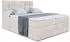 ALTDECOR APO King Boxspringbett mit Bettkasten, Beige/Ecru, 160x200cm, H3/H4